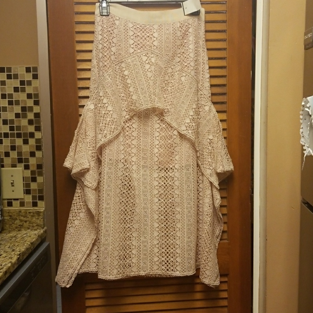 NWT pink skirt made by ark NC size small